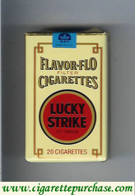 Lucky Strike Flavor Flo Filter Cigarettes soft box